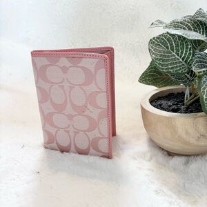 Coach Signature Passport Case